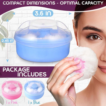 Vikrom Talcum Powder Puff And Container