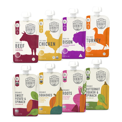 Serenity Kids Organic Baby Food Pouches 6+ Months