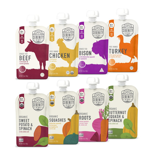 Serenity Kids Organic Baby Food Pouches 6+ Months