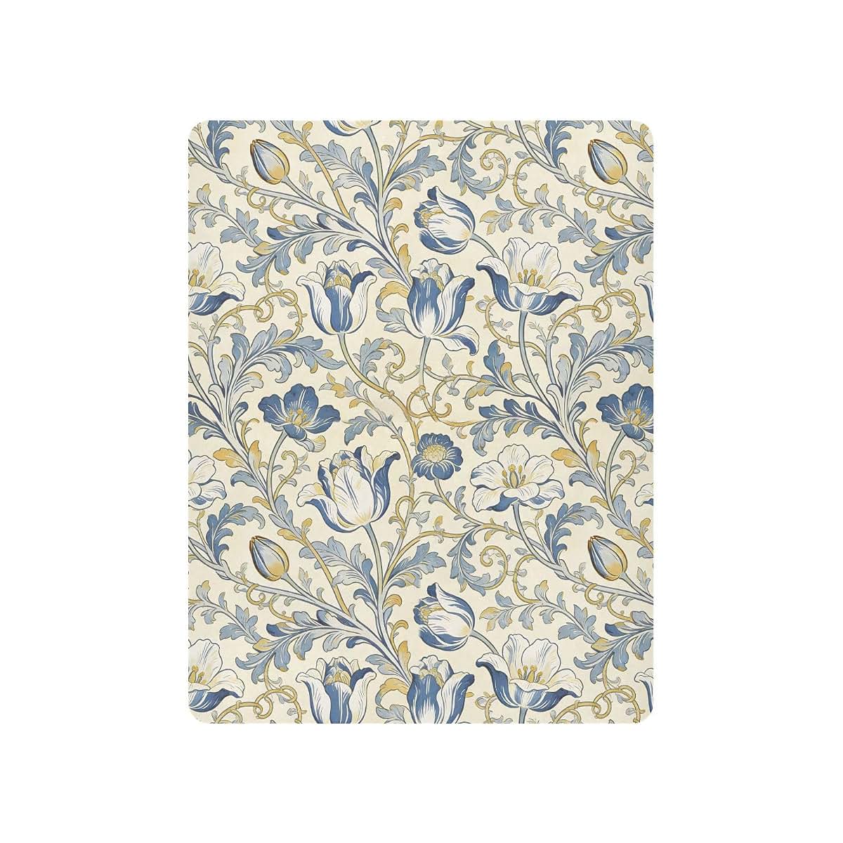 decor gift Crib Sheets Fitted Yellow and Blue Tulips William Morris Essentials for Crib 52''x28'' (photo 2)