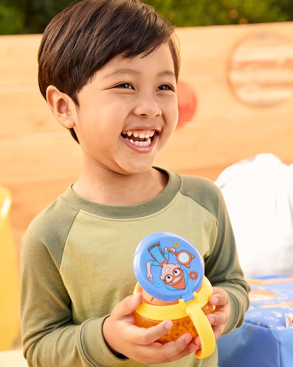 Skip Hop Blippi Snack Container Cup for Mealtime Snacks