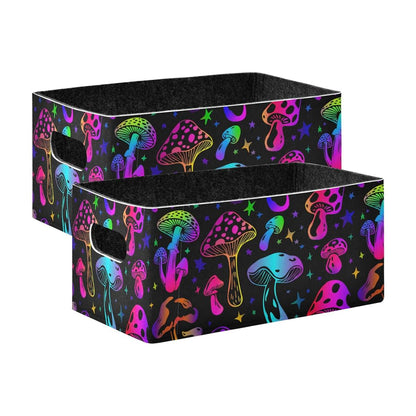 Xigua Collapsible Storage Bins Set of 2 for Toys and Nursery Organization