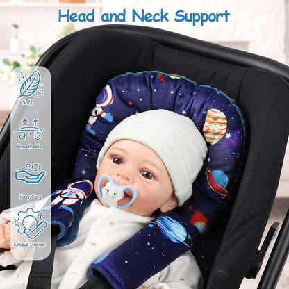 SWESEN Infant Car Seat Insert with Strap Pads - Space (photo 2)