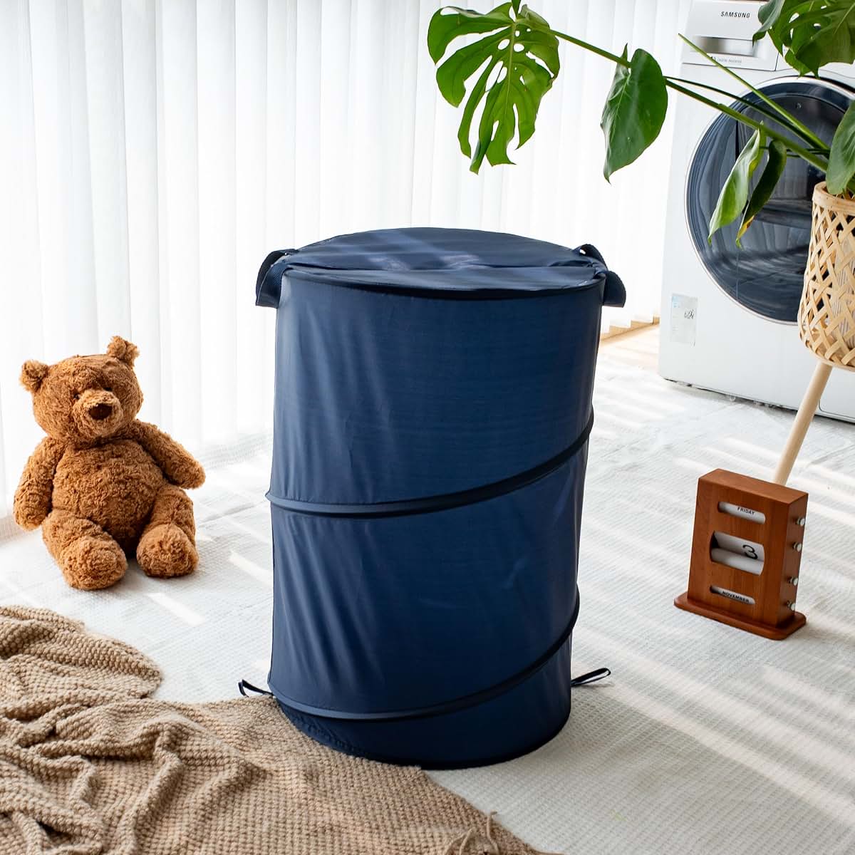 sheng wen Foldable Toy Storage Basket - Large Capacity Organizer Bin for Kids' Toys, Nursery, Playroom, Bedroom (photo 2)