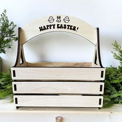 Made By R And R Wood Emoji Easter Basket