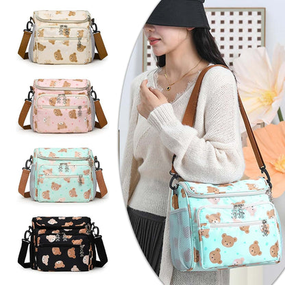 スイムリー Multifunction Baby Diaper Bag with Compartments and Shoulder Strap
