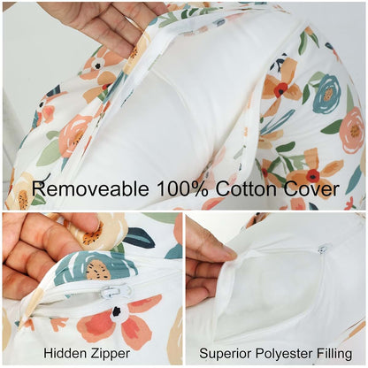 DUOSHIDA Nursing Pillow Cover,Breastfeeding Pillow Covers for Mom, Easy Clean Cover, ONLY Cover Without Pillow (photo 4)