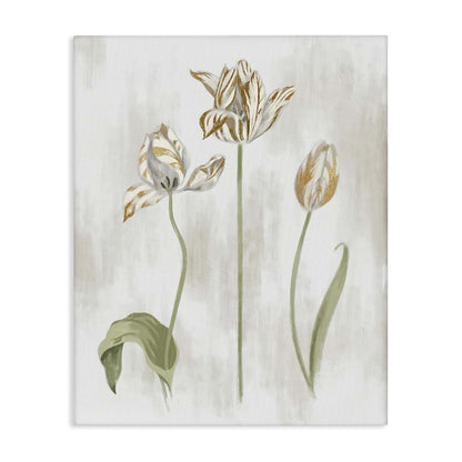 Stupell Industries Golden Irises Floral Landscape Canvas Wall Art, 36 x 48 Inch