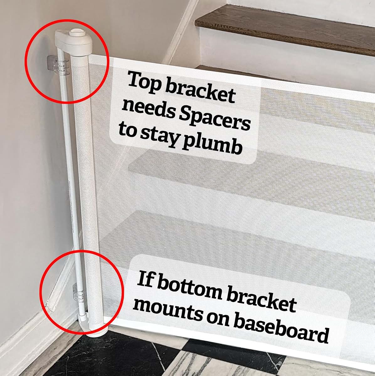 Smart Retract Retract-A-Gate Brand Only - Wall Spacer Set (photo 4)