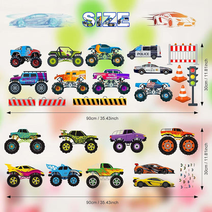 Zonon Trucks Wall Decal Stickers