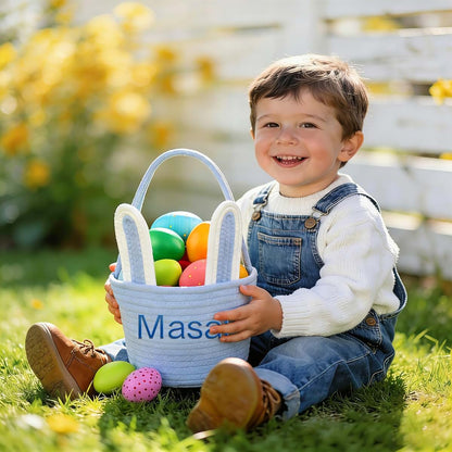 BabyOneStop Personalized Easter Basket With Embroidered Name