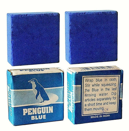 Aura Variety 4 PC Penguin Bluing Squares Anil Azul