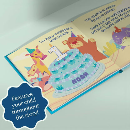 Luna Studios My First Birthday - First Birthday Gift - Personalized Children's Book (for Boy) (photo 3)