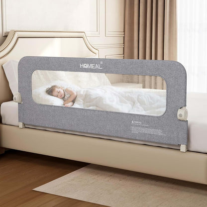Homeal Foldable Bed Rail for Toddlers with U-Shaped Base