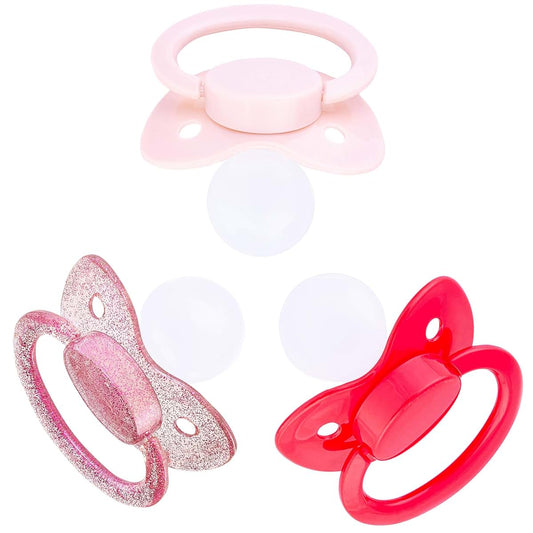 J&Or The Classic Original Adult Sized Pacifier Three Color Pack