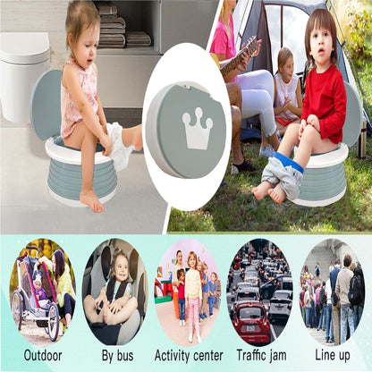 SunnySmile,Travel Potty,Car Potty for Toddler,Portable Toilet for Kids
