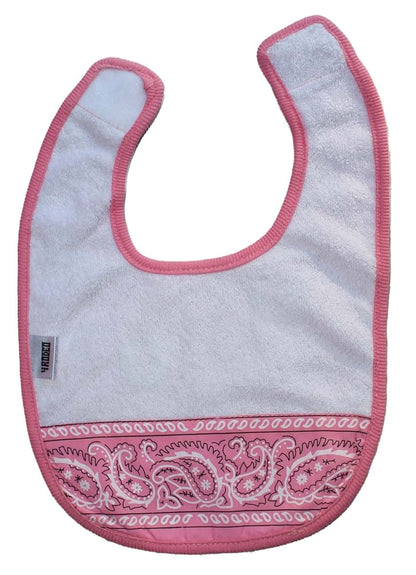 4Rodeo Western Spilly The Kid Pink Bandana Baby Bib