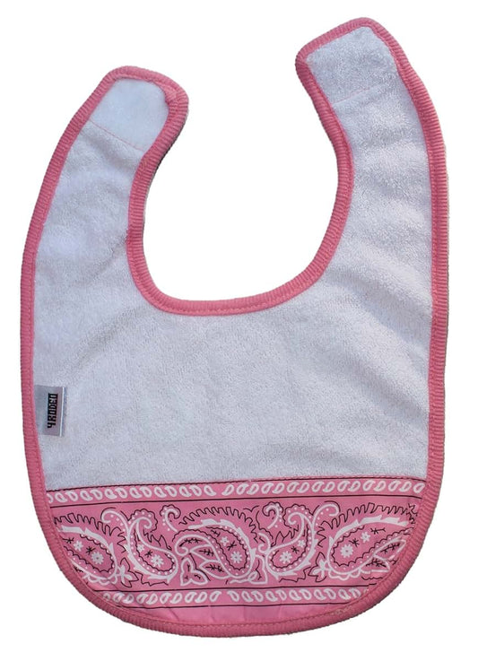 4Rodeo Western Spilly The Kid Pink Bandana Baby Bib