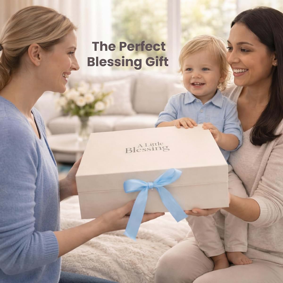Highmark Collective Baptism Gifts for Boys - Christening & Dedication 5-Piece Keepsake Set