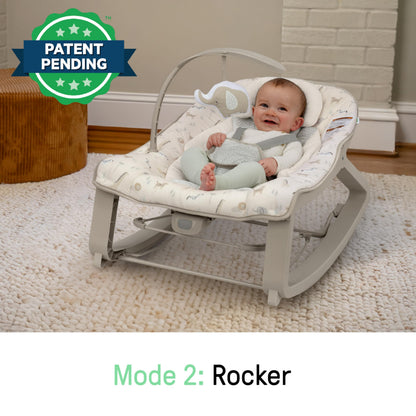 Ingenuity Keep Cozy 3-in-1 Baby Bouncer, Green