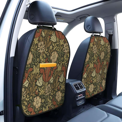 Throyka William Morris Classic Car Seat Back Kick Protectors With Storage Pockets (photo 3)