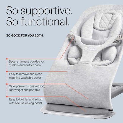 Ergobaby Evolve 3-in-1 Bouncer Seat for Babies and Toddlers