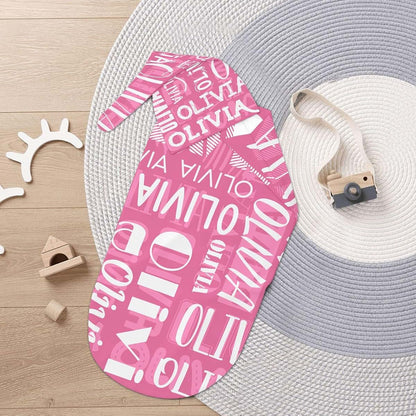 YallLocoMo Personalized Swaddle Blanket and Hat Set (photo 2)