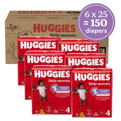 Huggies Little Movers Diapers Size 4