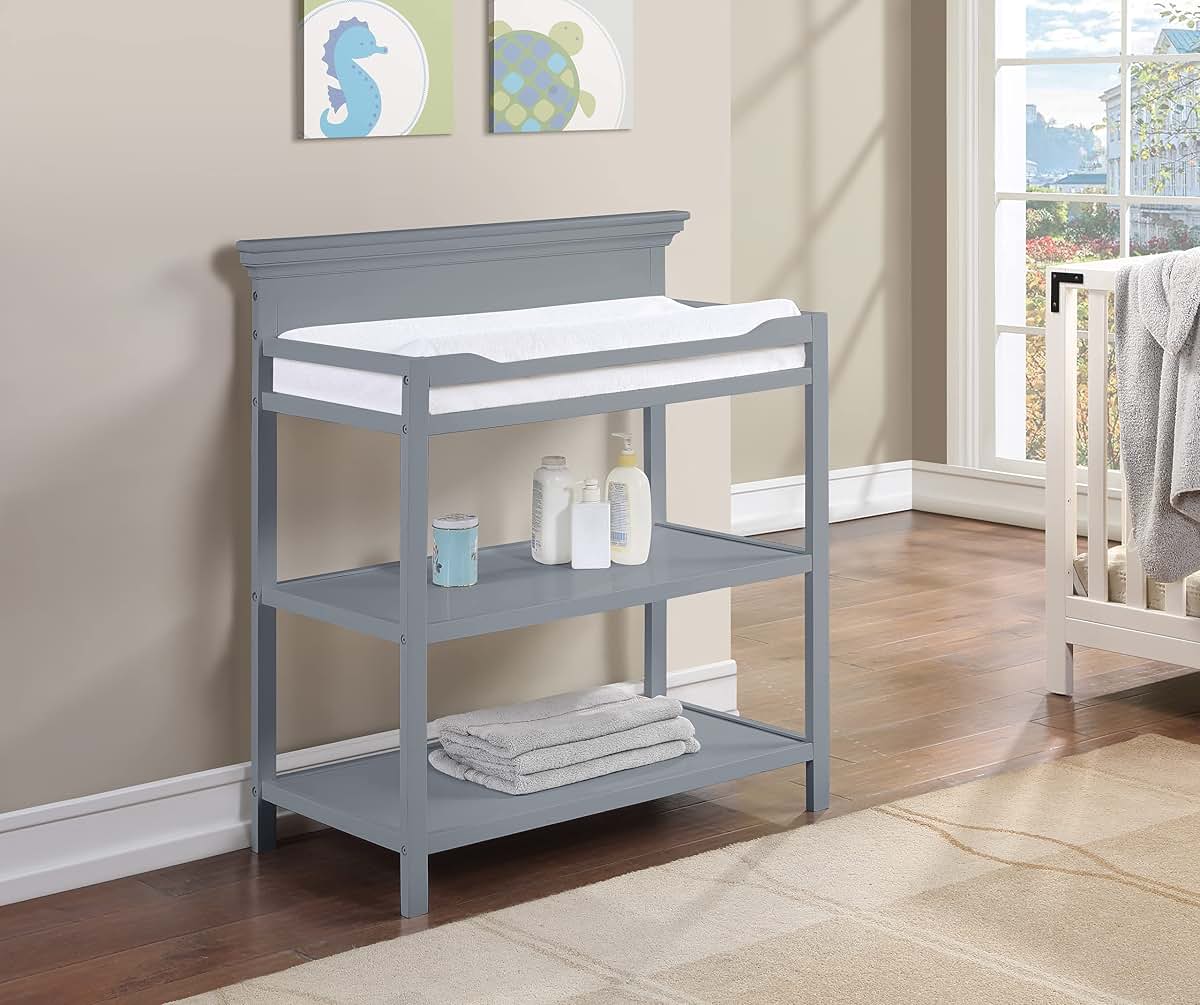 Suite Bebe Bailey Changing Table Gray