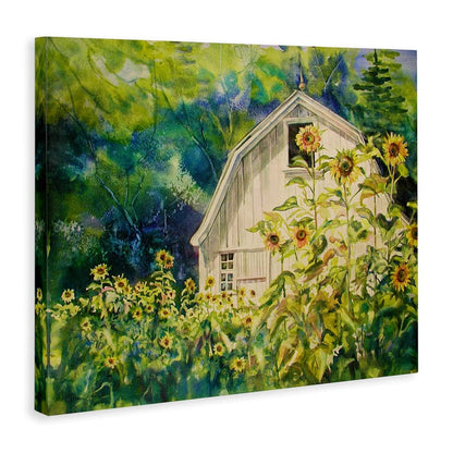 Stupell Industries Sunflower Field Canvas Wall Art for Living Room Decor