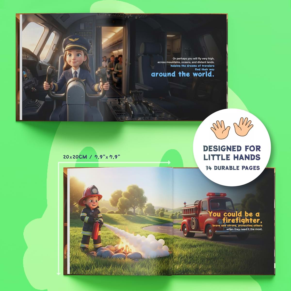 Tiny Mango Personalized When I Grow Up Career Story Book for Kids (photo 4)