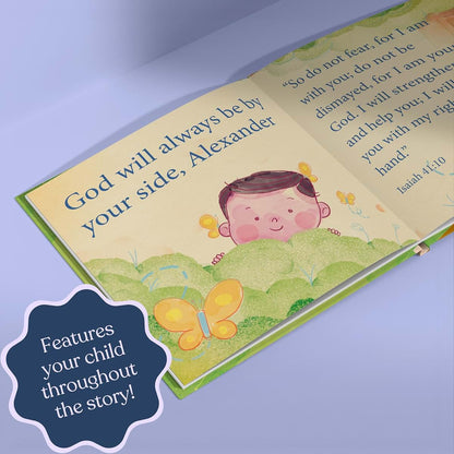Luna Studios God's Promises Personalized Children's Baptism Book (photo 4)