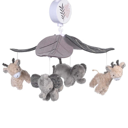 Lambs & Ivy Jungle Animals Musical Crib Mobile Soother Toy
