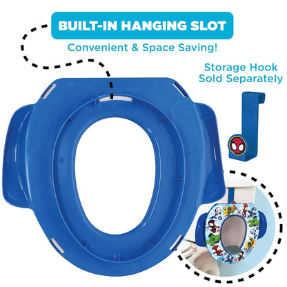 Spidey and His Amazing Friends Soft Potty Seat with Easy Grip Handles, Made in USA