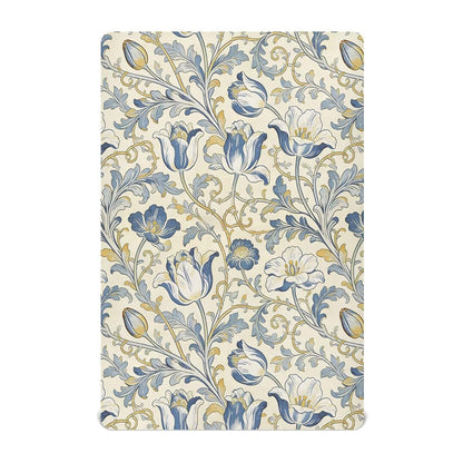 Decor Gift Crib Sheets Fitted Yellow And Blue Tulips William Morris Essentials