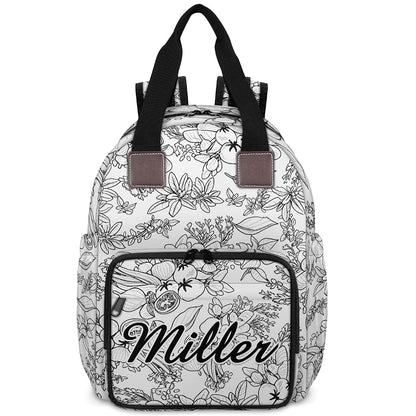 Litchora Personalized Diaper Bag Backpack for Mom