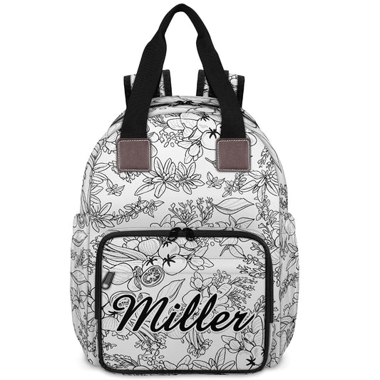 Litchora Personalized Diaper Bag Backpack for Mom