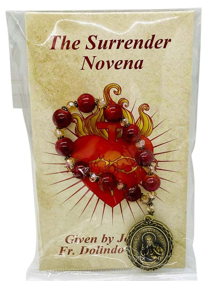 JWG Industries Surrender Novena with Prayer Booklet Antique Style