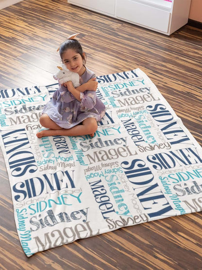 OMG SHIRTS Personalized Baby Blankets With Custom Name (photo 2)