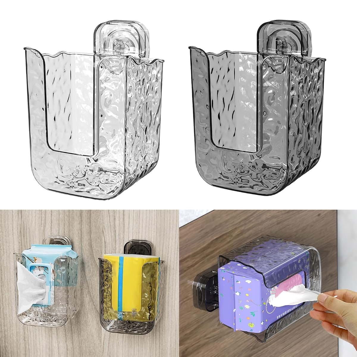 Ptilsery Wall Mounted Wet Wipe Dispenser With Suction Cup (photo 2)