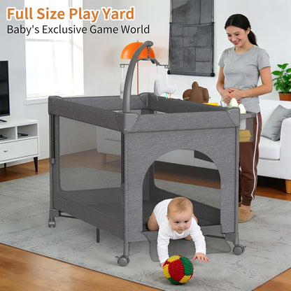 4 In 1 Baby Bassinet With Mattress And Wheels