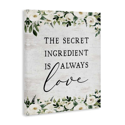 Stupell Industries 'Secret Ingredient Love' Canvas, 24x30