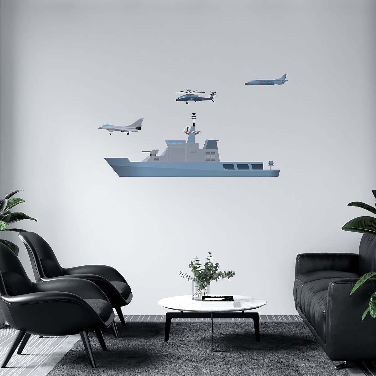 DS Inspirational Decals Military Themed Wall Decal For Kids Bedroom