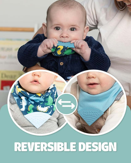 Cheeky Chompers Neckerchew 2-in-1 Teething Bib and Bandana Style