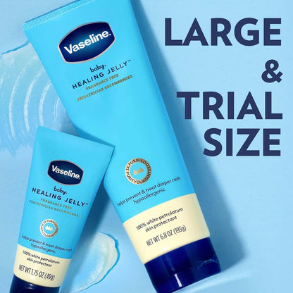 Vaseline Baby Petroleum Healing Jelly for Dry Skin & Diaper Care
