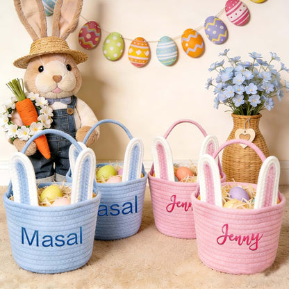 BabyOneStop Personalized Easter Basket With Embroidered Name