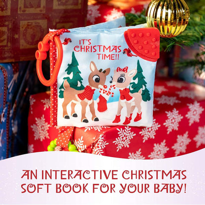 Kids Preferred Rudolph The Red-Nosed Reindeer On The Go Soft Teether Book (photo 2)