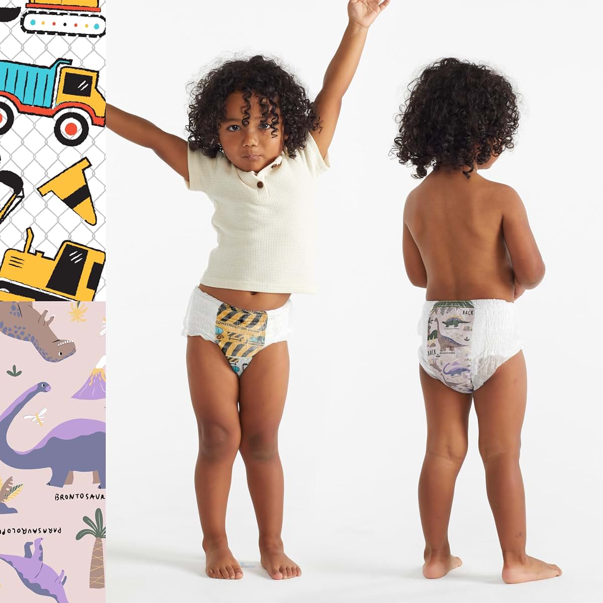 The Honest Company Training Pants, Rompin' & Stompin', Size 2T/3T, 66 Count (photo 2)