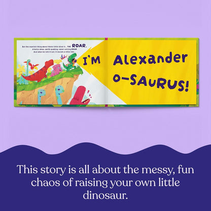 Luna Studios How To Raise A Dinosaur Personalized Book (photo 2)