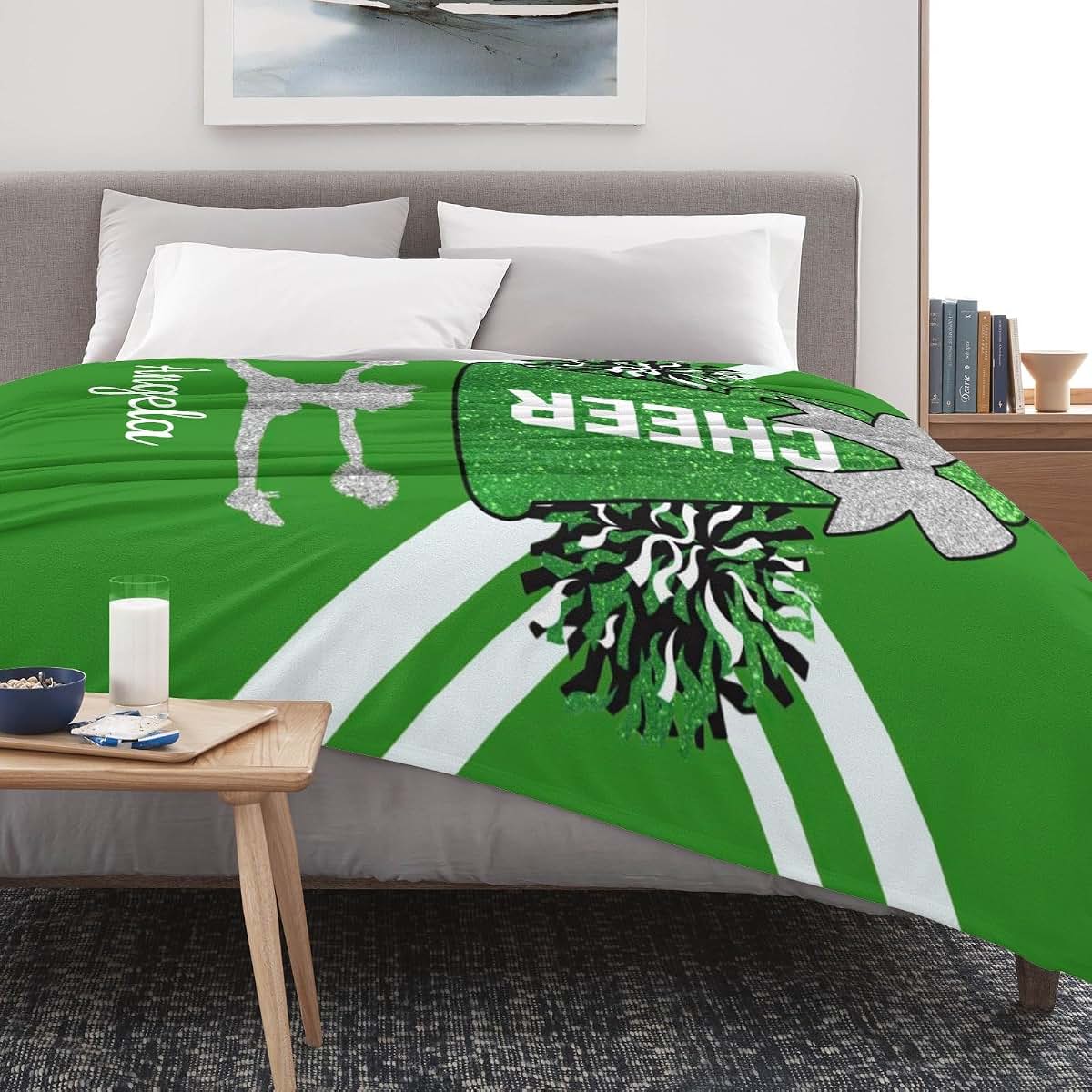 Xiucoo Custom Name Cheerleader Blanket 40x50 Inch (photo 3)